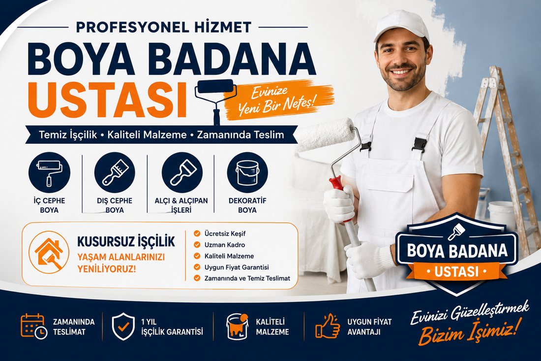 Çeşme boya badana ustası – profesyonel boyacı